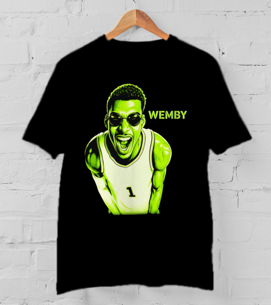 Victor Wembanyama Wemby San Antonio Spurs Alien Basketball Player 1 T-Shirt