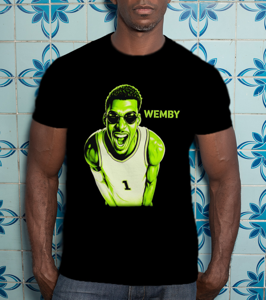 Victor Wembanyama Wemby San Antonio Spurs Alien Basketball Player 1 T-Shirt