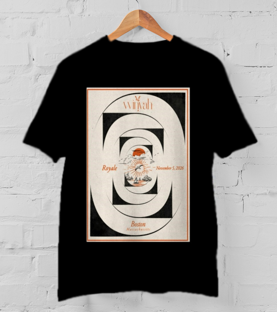 Winyah Royale Boston Massachusetts November 5 2026 T-Shirt