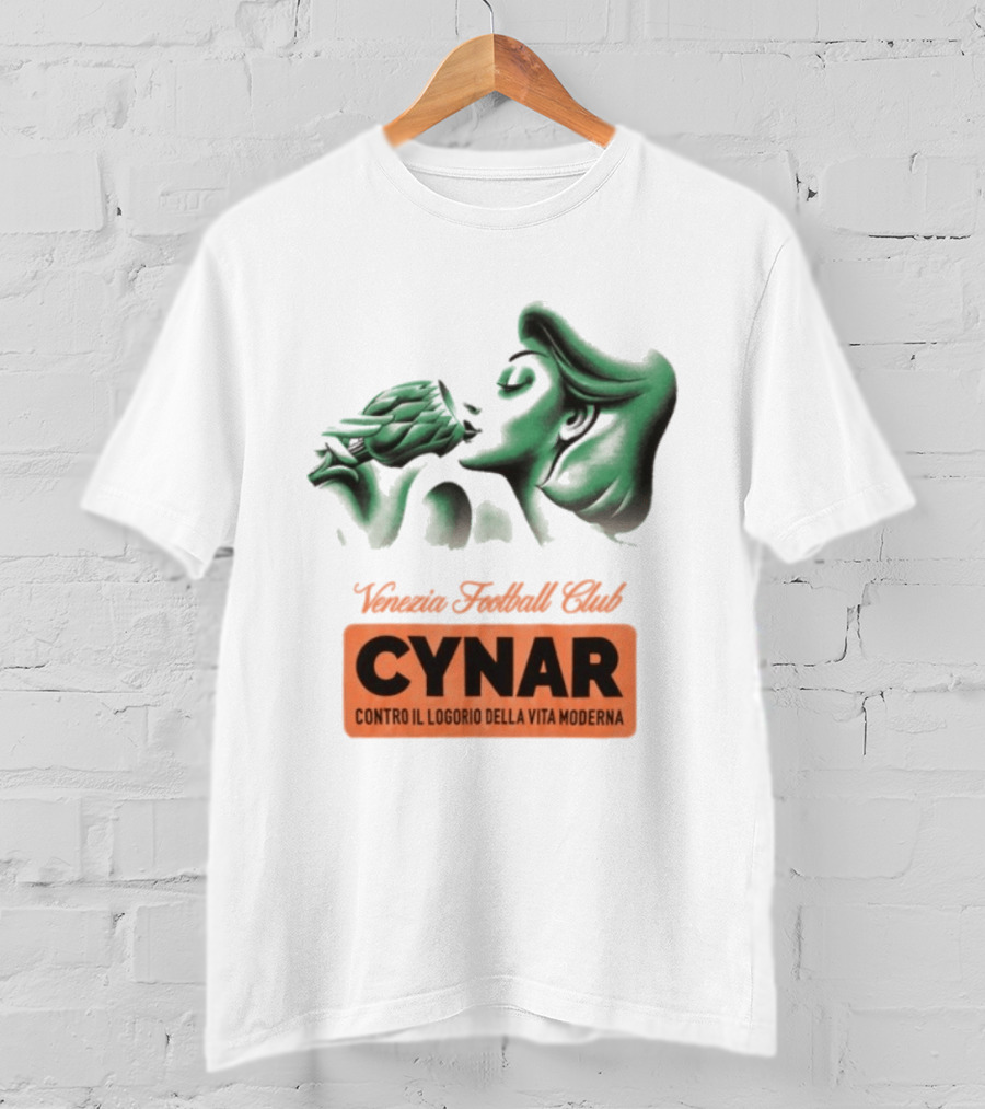 Venezia Football Club Cynar Contro Il Logorio Della Vita Moderna Artichoke Head T-Shirt