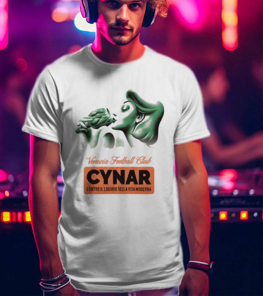 Venezia Football Club Cynar Contro Il Logorio Della Vita Moderna Artichoke Head T-Shirt