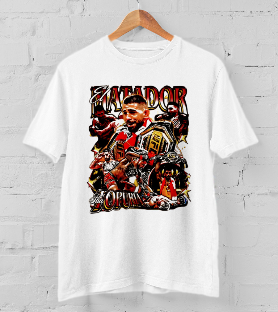 El Matador Ilia Topuria UFC Champion Fighter T-Shirt
