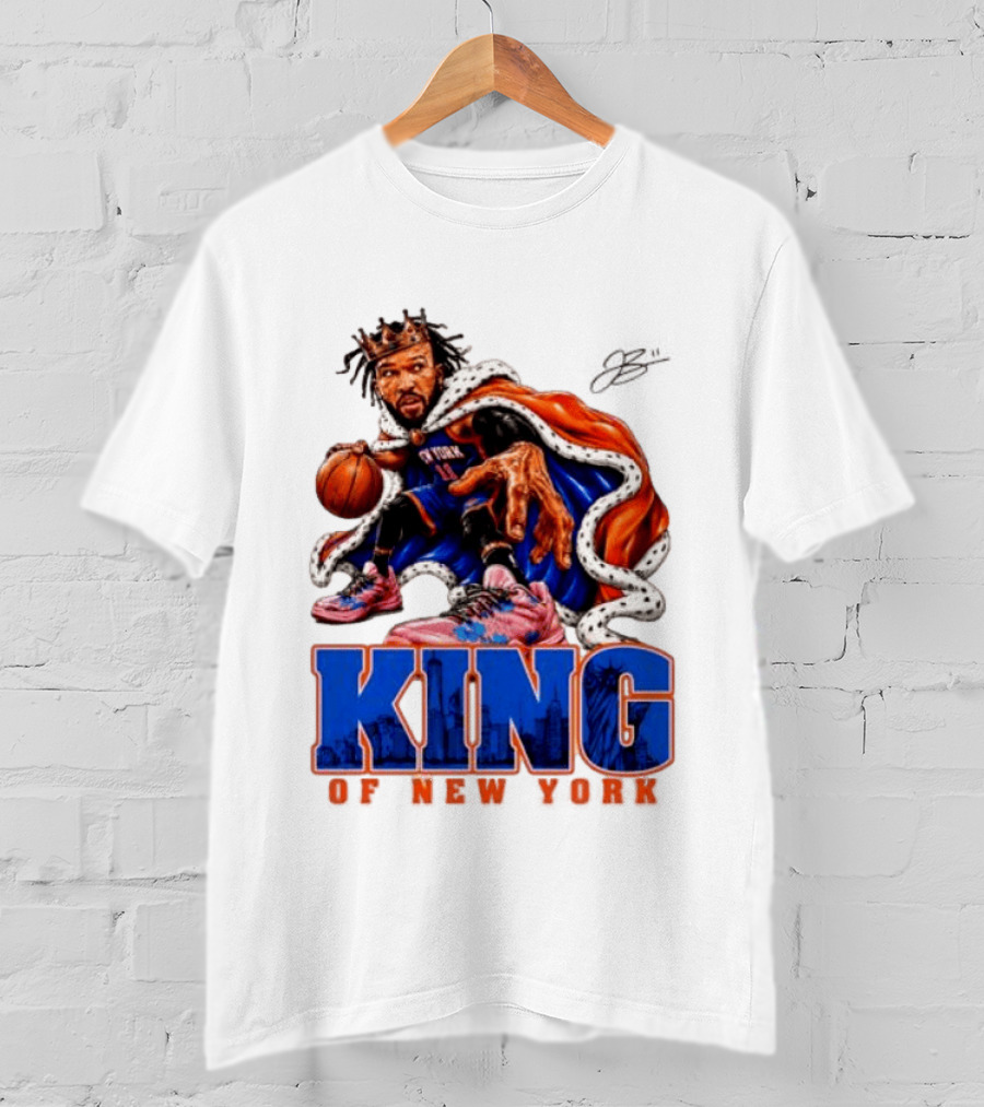 Jalen Brunson 2026 King Of New York Knicks NBA Basketball T-Shirt