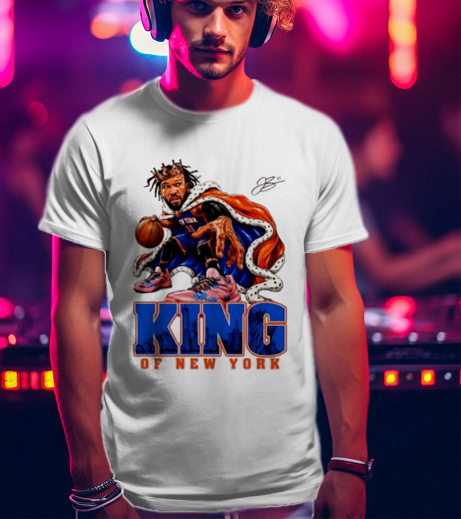 Jalen Brunson 2026 King Of New York Knicks NBA Basketball T-Shirt
