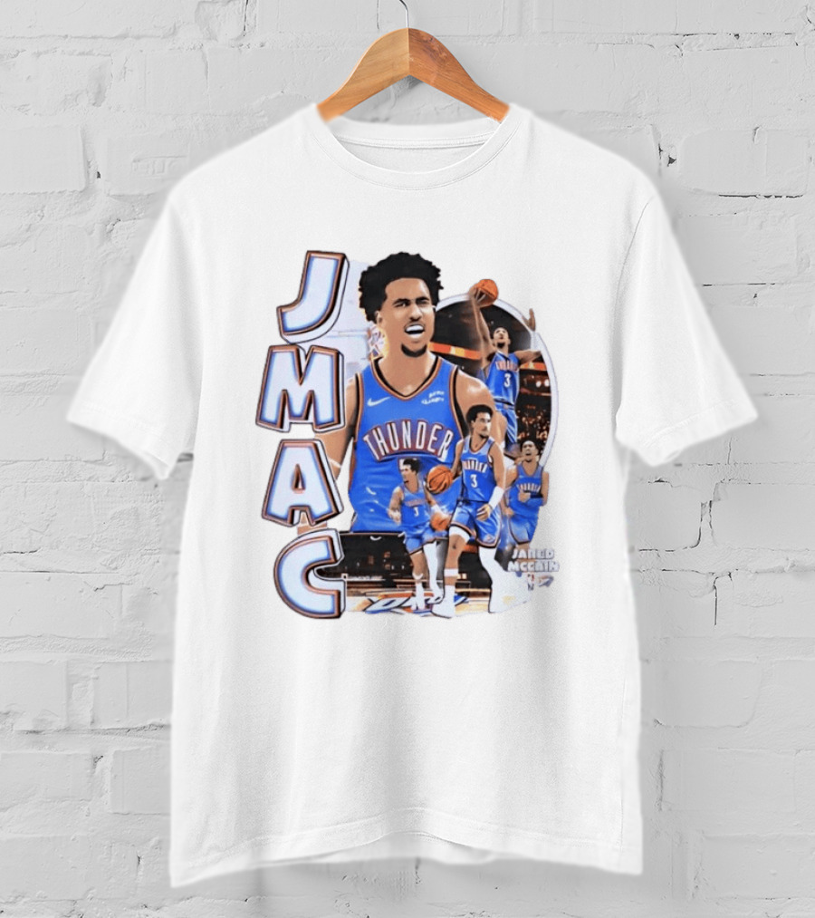 Jared McCain J MAC Oklahoma City Thunder NBA T-Shirt