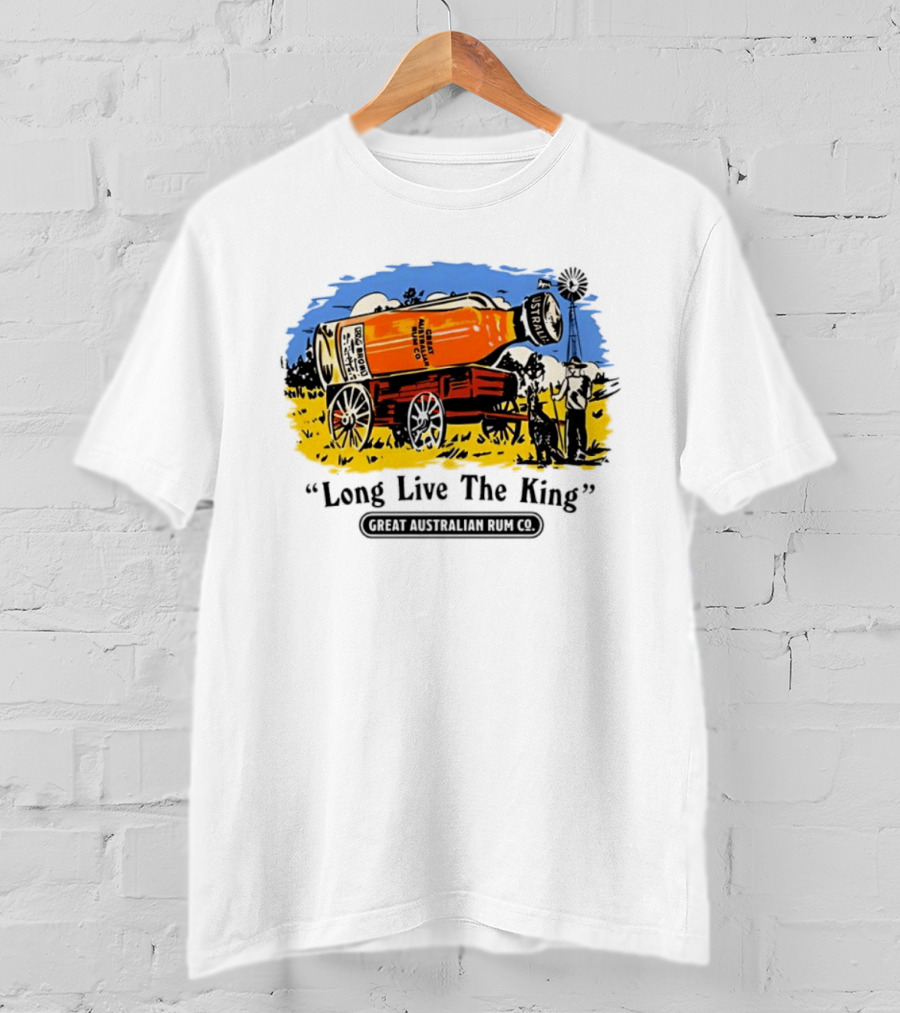 Long Live The King Sriracha Hot Sauce Australia Country T-Shirt