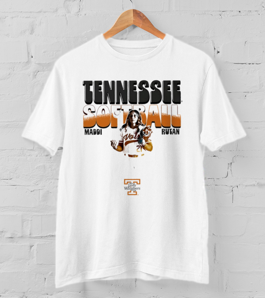 Tennessee Vols Maddi Rutan Softball Player Pose T-Shirt