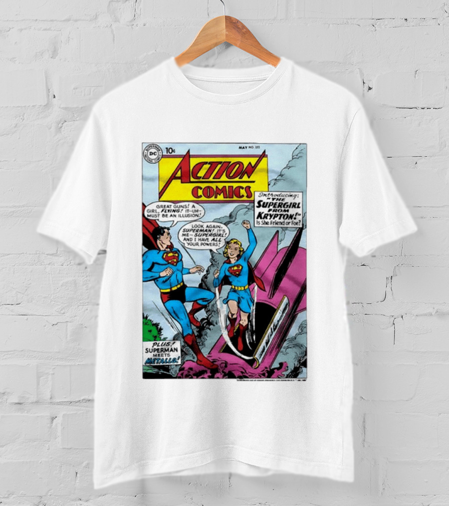Action Comics 252 Superman Meets Supergirl From Krypton DC Comics 1959 T-Shirt