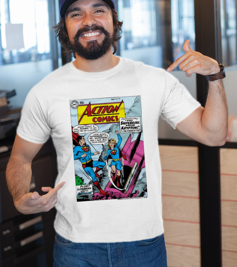 Action Comics 252 Superman Meets Supergirl From Krypton DC Comics 1959 T-Shirt