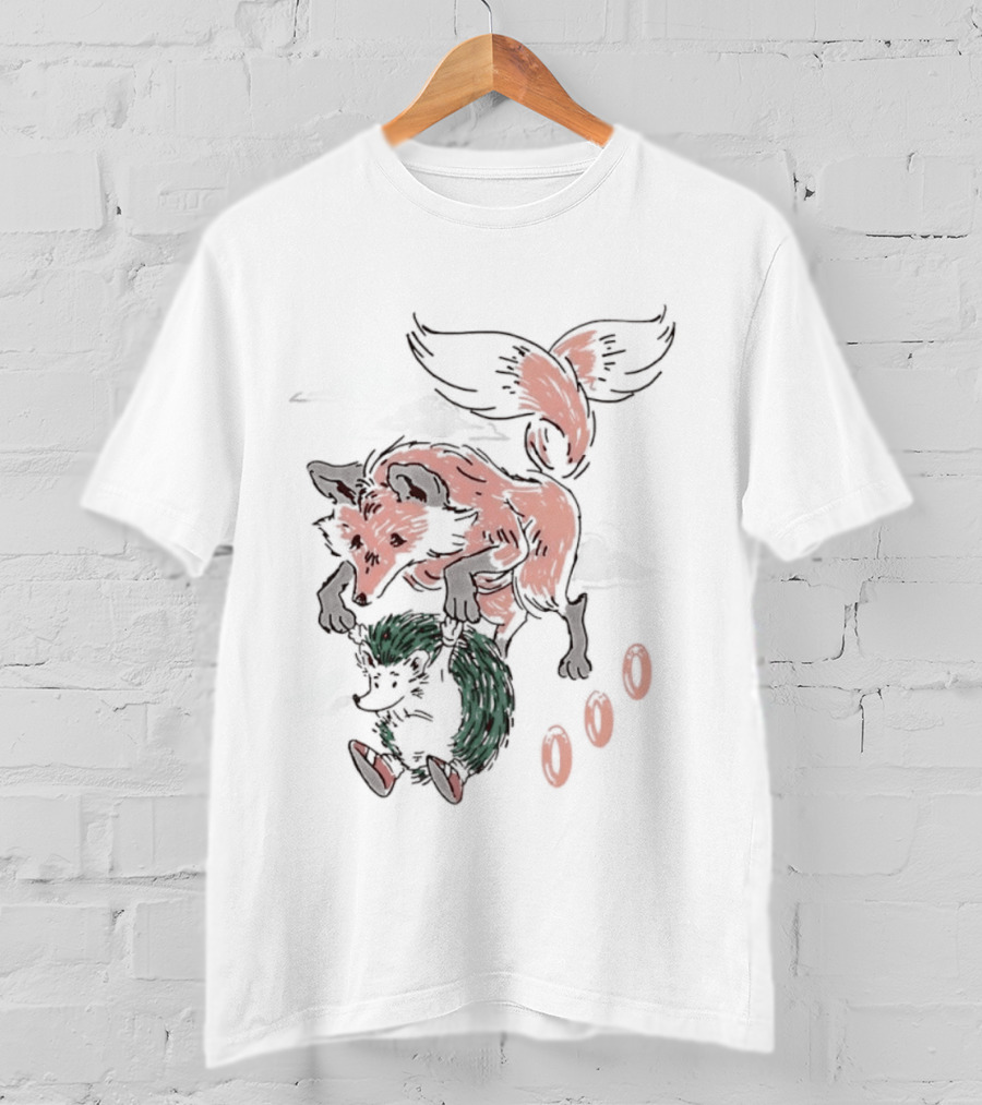 Tails Miles Prower Flying Golden Rings Video Game T-Shirt