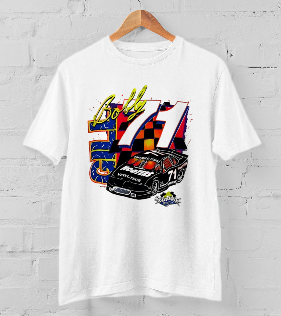 Bobby Allison 71 Hooters NASCAR Sarasota Florida 1959 Racing Car T-Shirt