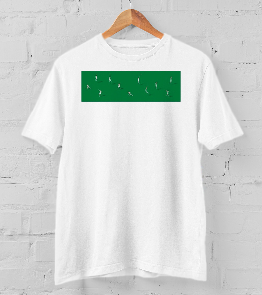 Boston Celtics Minimalist Green Team Players Iconic Moves T-Shirt