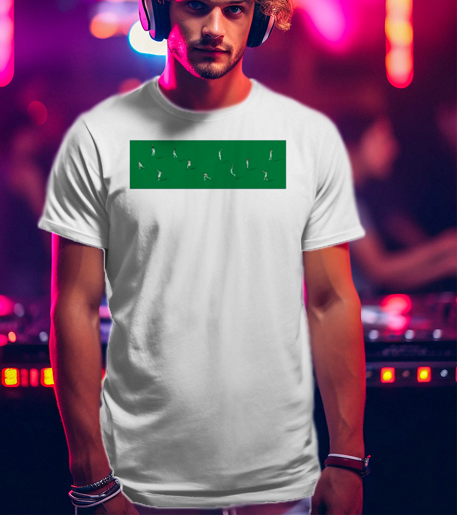 Boston Celtics Minimalist Green Team Players Iconic Moves T-Shirt