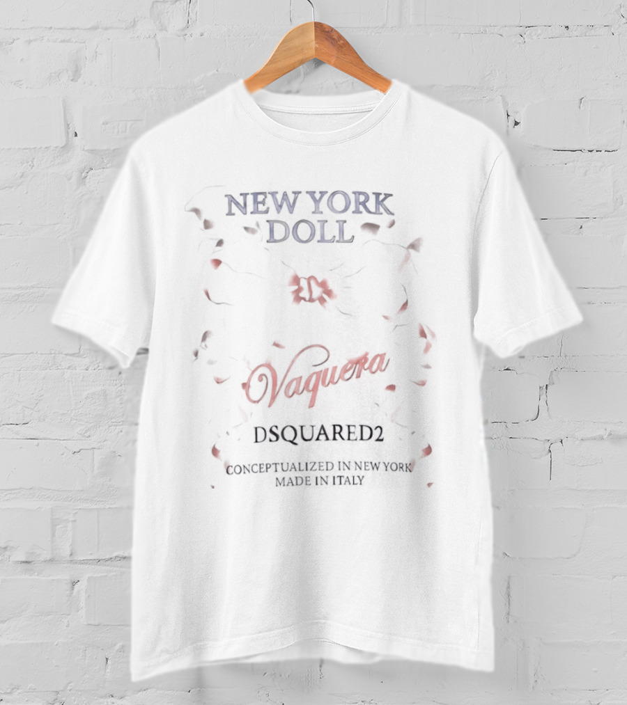 New York Doll Vaquera Dsquared2 Conceptualized Made In Italy T-Shirt