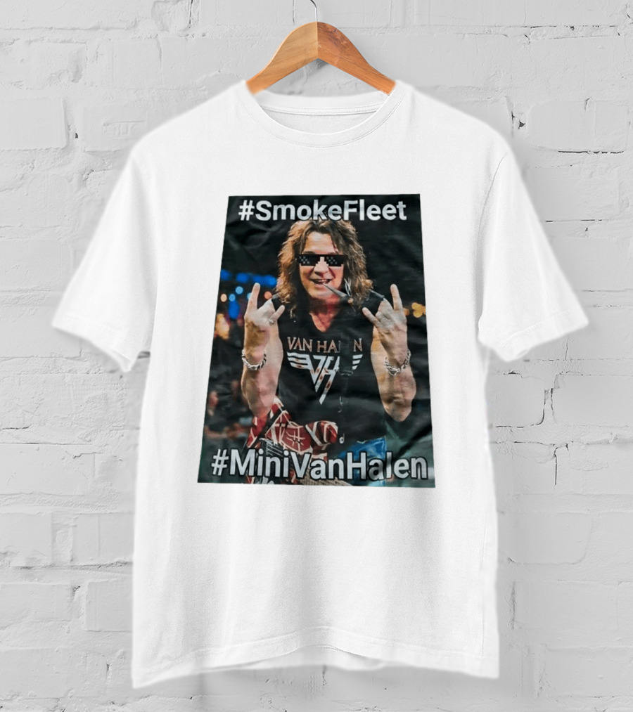 #SmokeFleet Van Halen MiniVanHalen Retro Rock T-Shirt