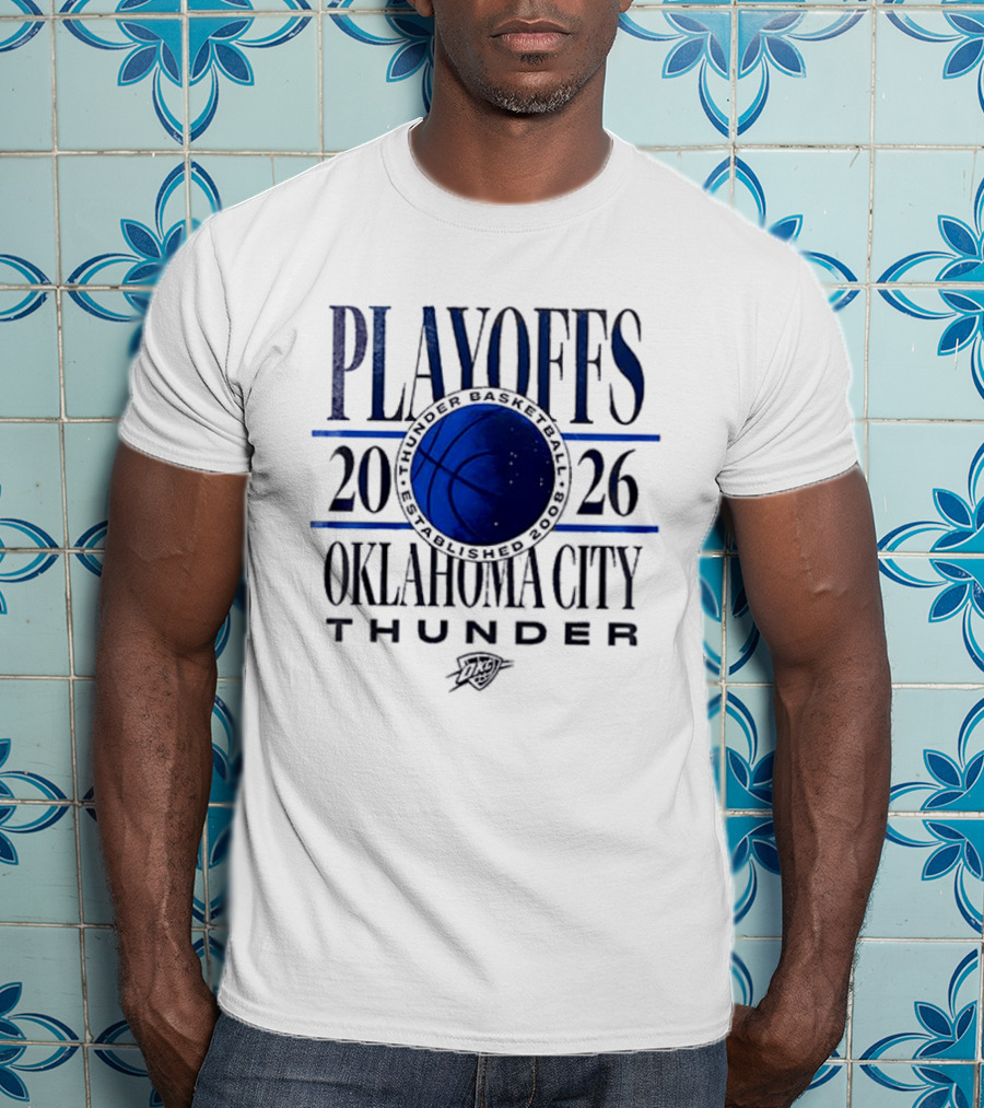 Oklahoma City Thunder Playoffs 2026 Loud City Basketball T-Shirt