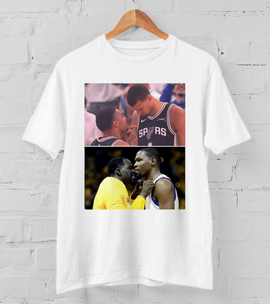 Wemby Keldon Johnson Spurs Draymond Meme Recreation T-Shirt