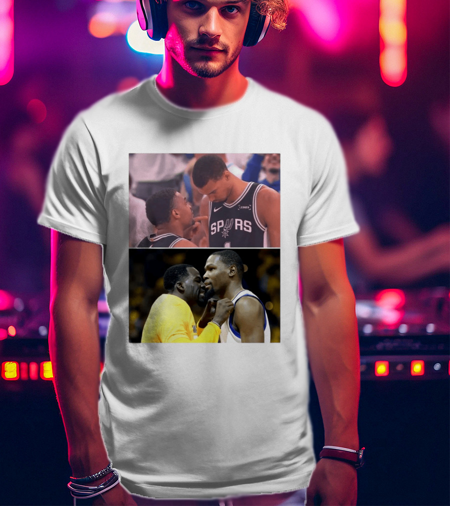 Wemby Keldon Johnson Spurs Draymond Meme Recreation T-Shirt