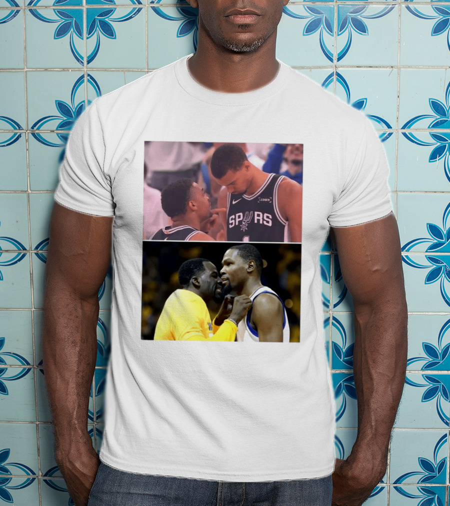 Wemby Keldon Johnson Spurs Draymond Meme Recreation T-Shirt