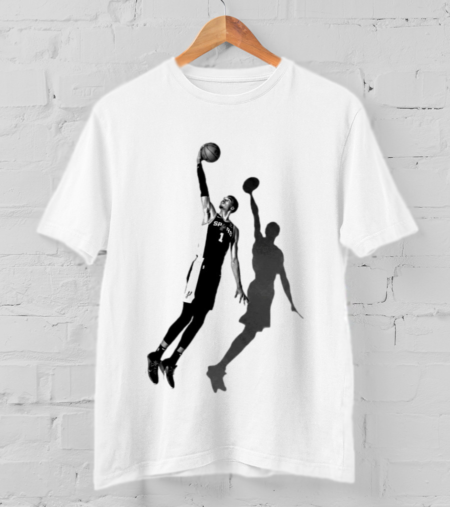 Premiun Wemby And The Nuns Spurs Basketball Iconic Dunk T-Shirt