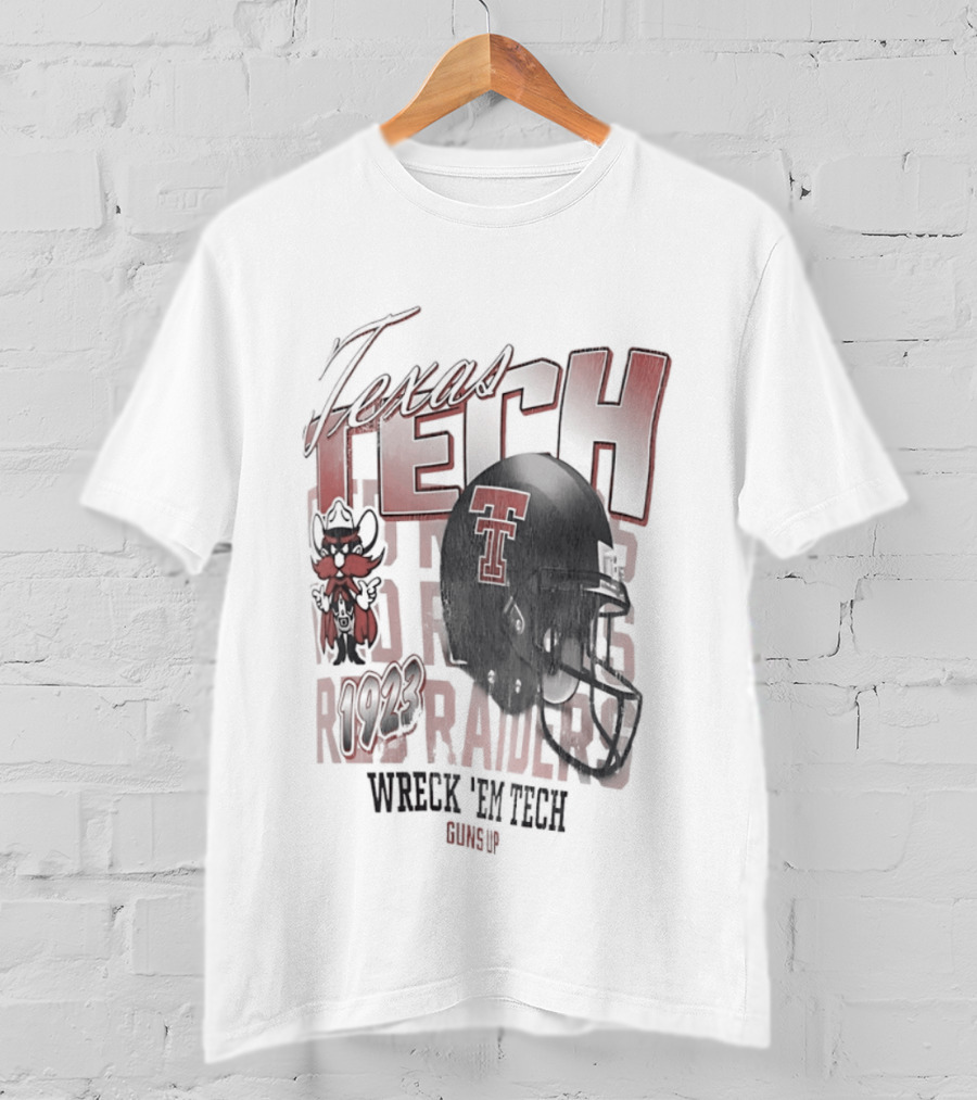 Texas Tech Red Raiders Raider Red Wreck Em Tech Since 1923 T-Shirt
