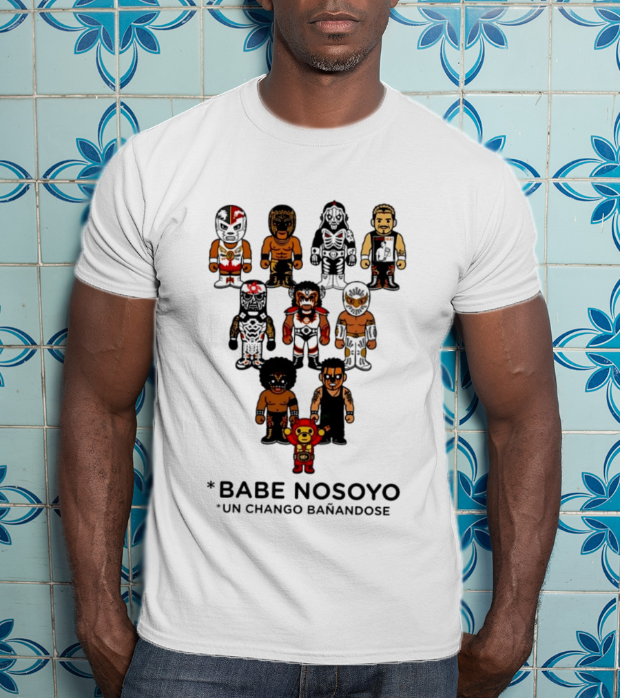 Babe Nosoyo Un Chango Banandose Characters Collection T-Shirt