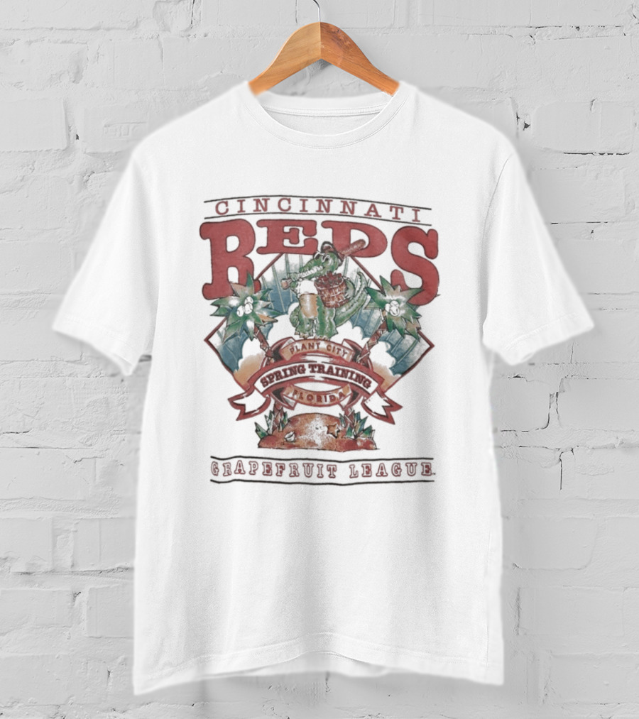 Cincinnati Reds Florida Spring Training Grapefruit League MLB Plant City T-Shirt