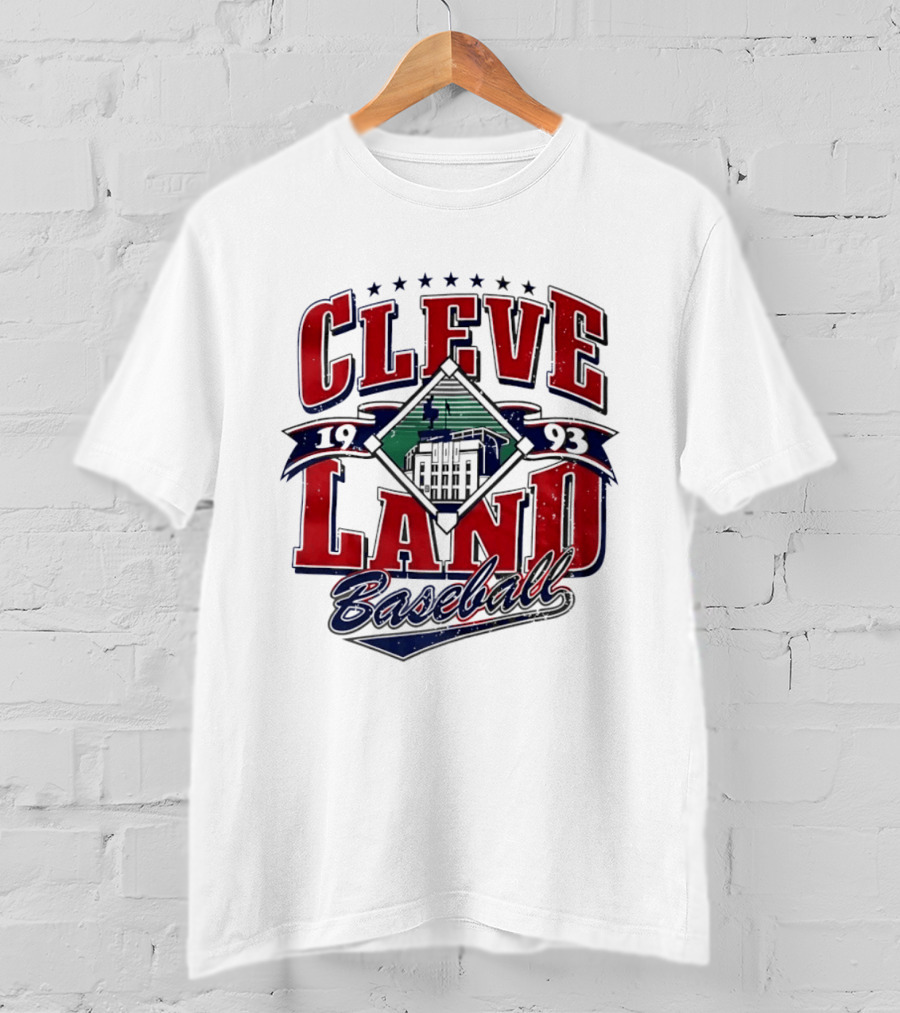 Cleve Land 1993 Baseball Vintage Collectible T-Shirt