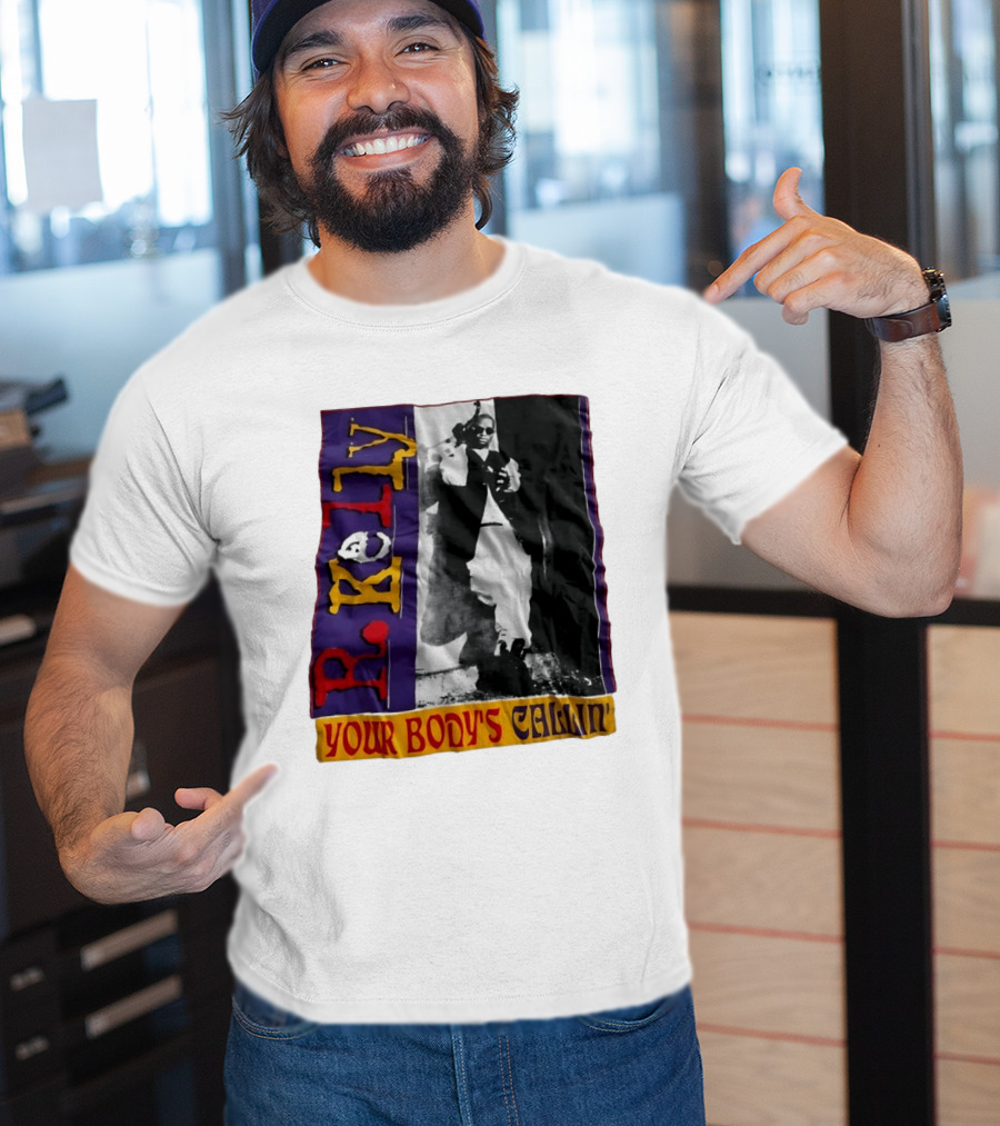 R Kelly Your Body's Callin' Vintage Style Avec Photo Iconique Et Couleurs Vives T-Shirt
