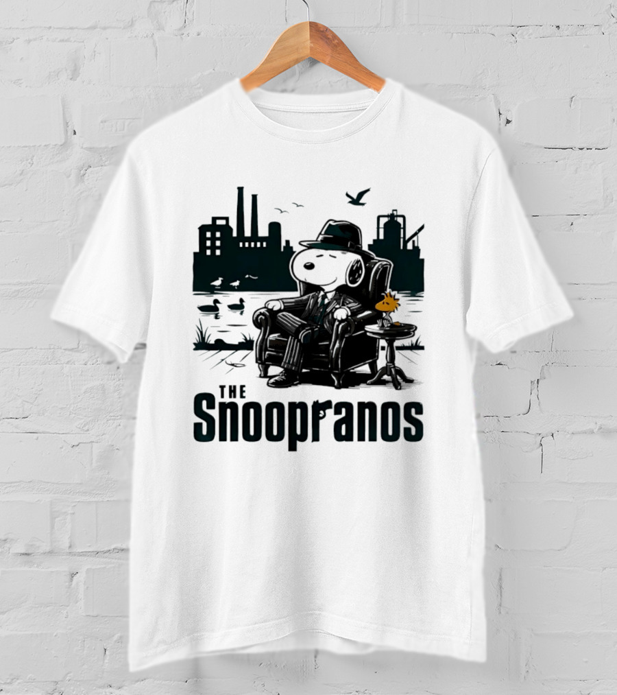 The Snoopranos Snoopy Woodstock Peanuts Mafia T-Shirt