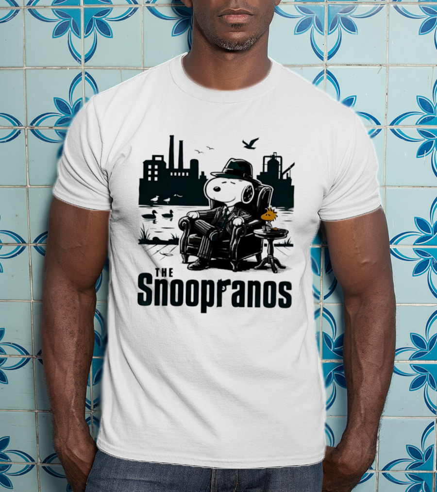 The Snoopranos Snoopy Woodstock Peanuts Mafia T-Shirt