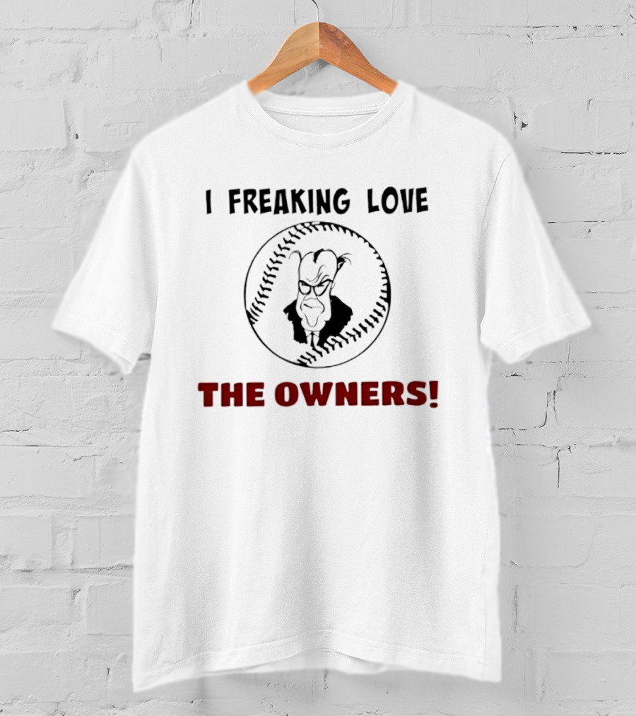 I Freaking Love The Owners Mr Burns The Simpsons Baseball T-Shirt