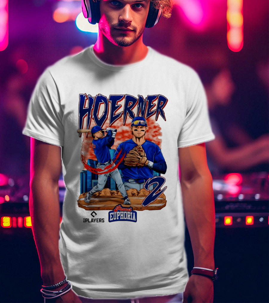 Nico Hoerner Chicago Cubs Euphoria The Players 2 Major League Baseball T-Shirt