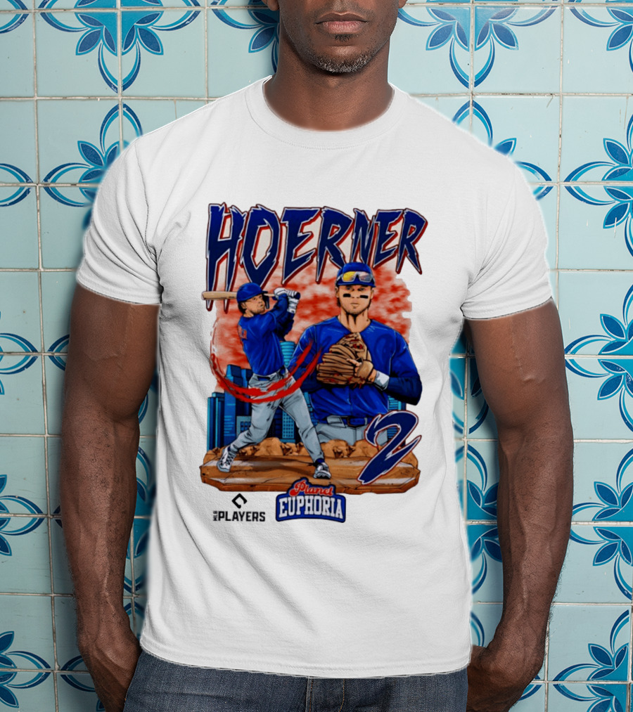 Nico Hoerner Chicago Cubs Euphoria The Players 2 Major League Baseball T-Shirt