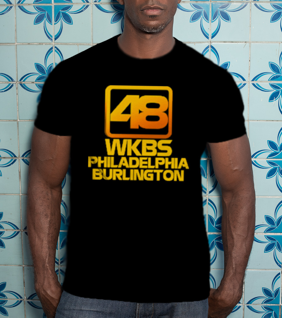 48 WKBS Philadelphia Burlington Vintage Television Broadcast T-Shirt