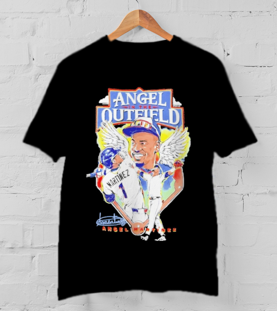 Angel Martinez In The Outfield Cleveland Guardians T-Shirt