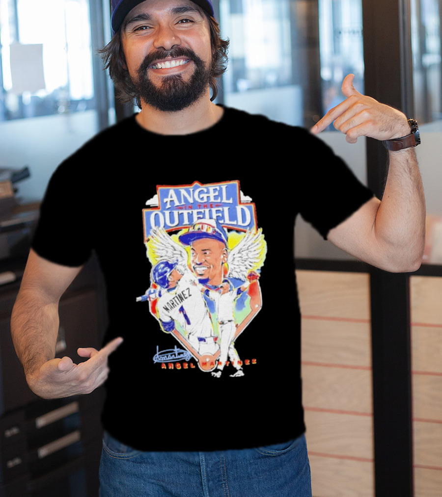 Angel Martinez In The Outfield Cleveland Guardians T-Shirt