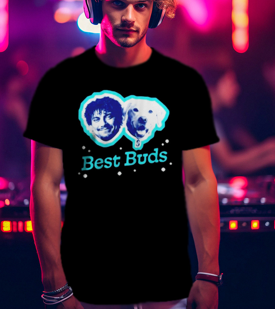 Best Buds Human And Dog Friendship T-Shirt
