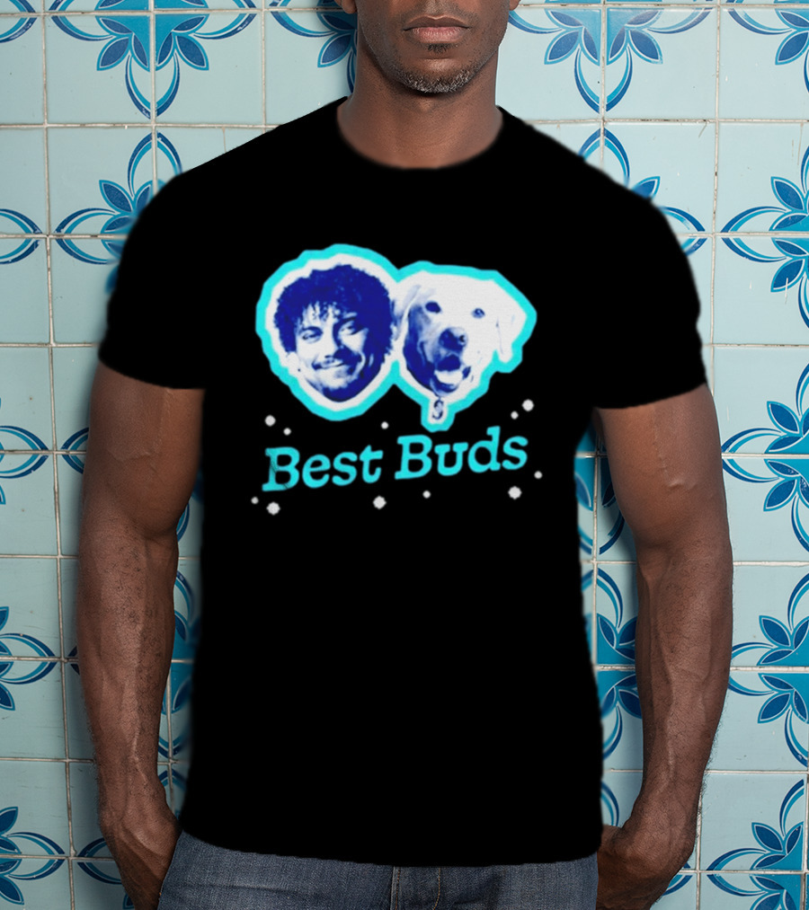 Best Buds Human And Dog Friendship T-Shirt