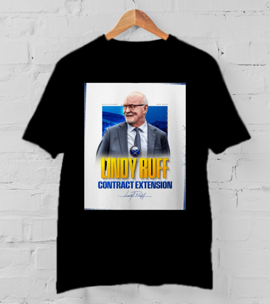 Buffalo Sabres Lindy Ruff Head Coach Contract Extension T-Shirt