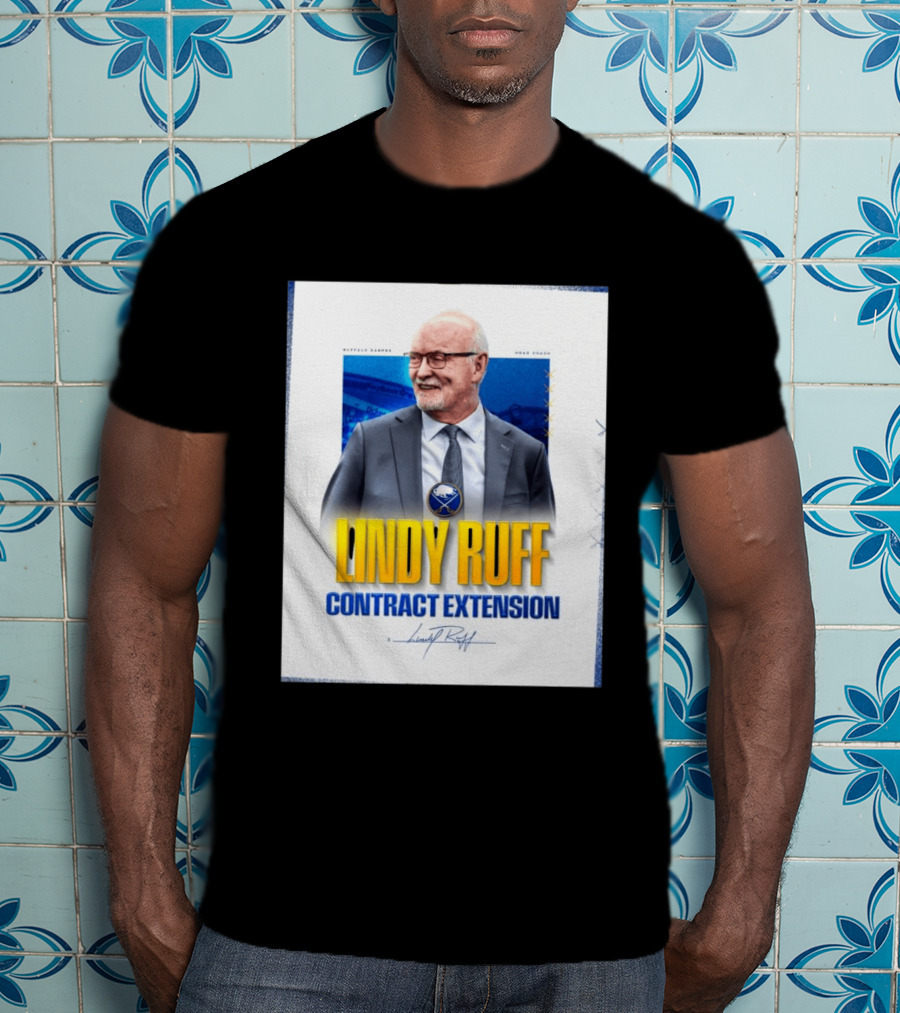 Buffalo Sabres Lindy Ruff Head Coach Contract Extension T-Shirt