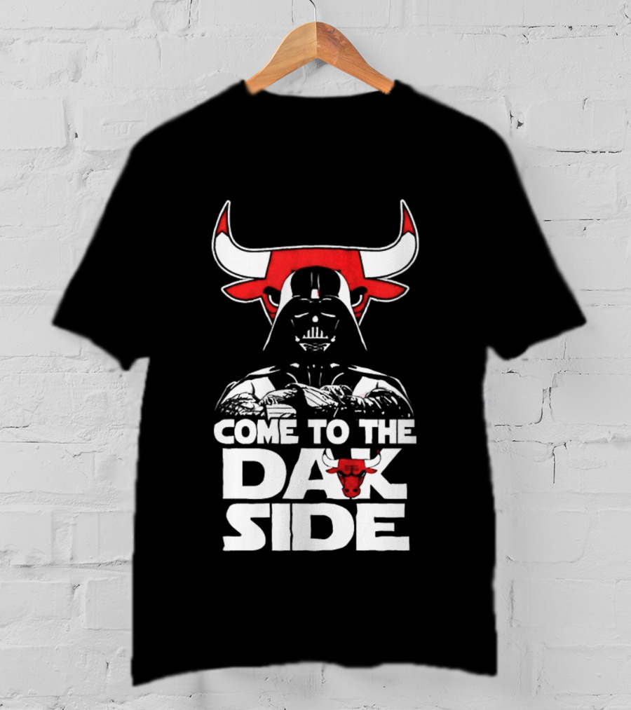 Come To The Dark Side Darth Vader Chicago Bulls Star Wars T-Shirt