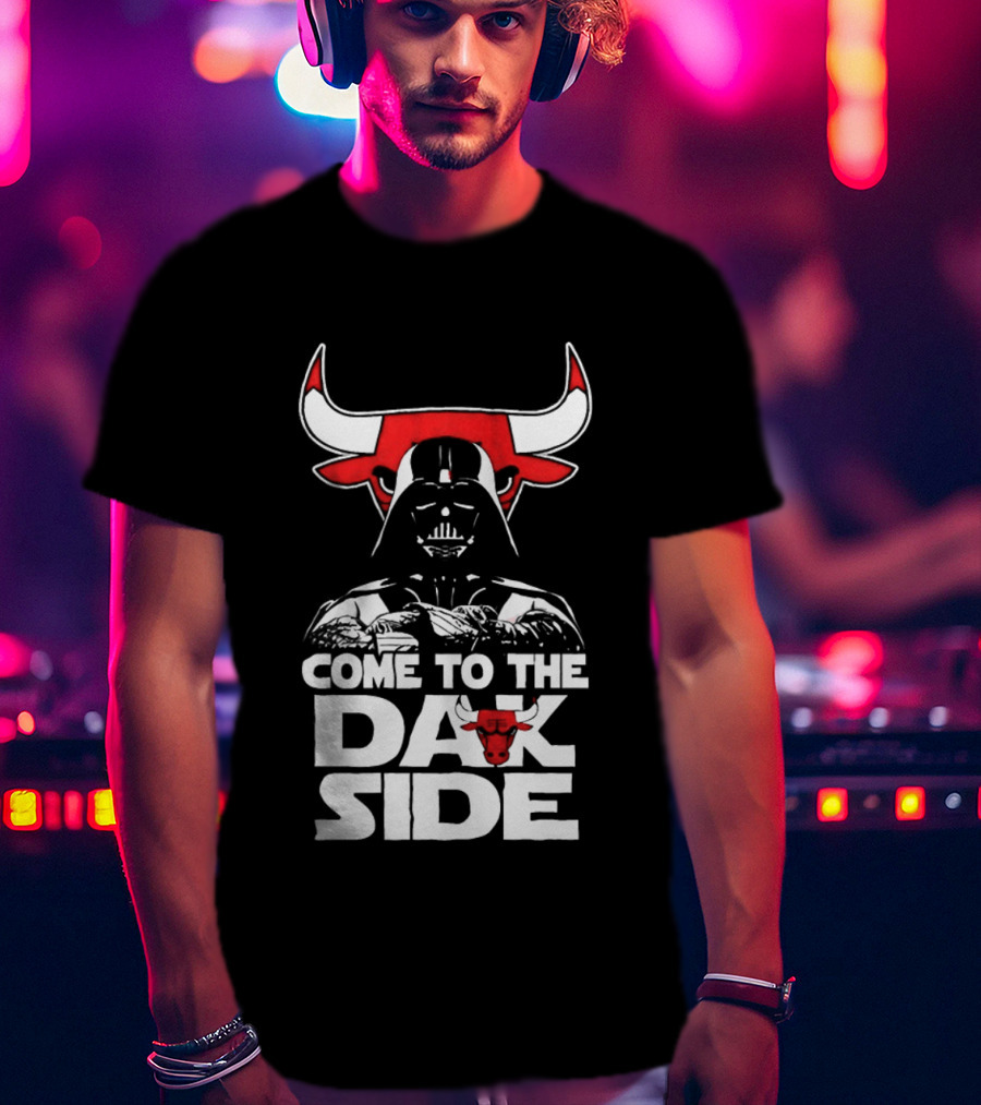 Come To The Dark Side Darth Vader Chicago Bulls Star Wars T-Shirt