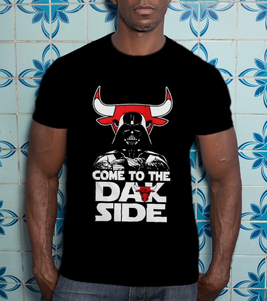 Come To The Dark Side Darth Vader Chicago Bulls Star Wars T-Shirt