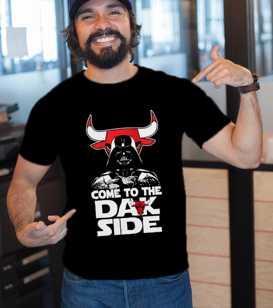 Come To The Dark Side Darth Vader Chicago Bulls Star Wars T-Shirt