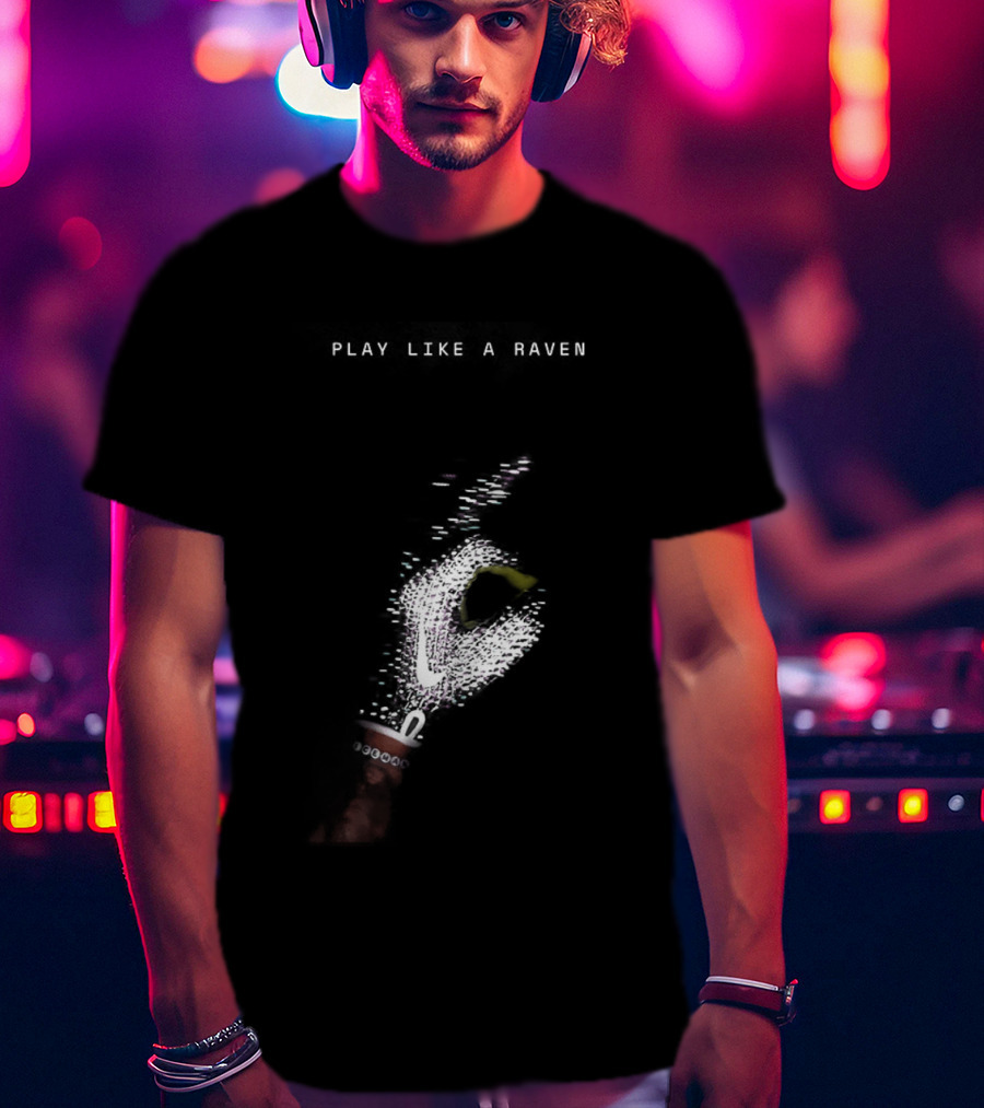 Play Like A Raven Baltimore Ravens X Drake Iceman Diamond Chain Football Collaboration T-Shirt