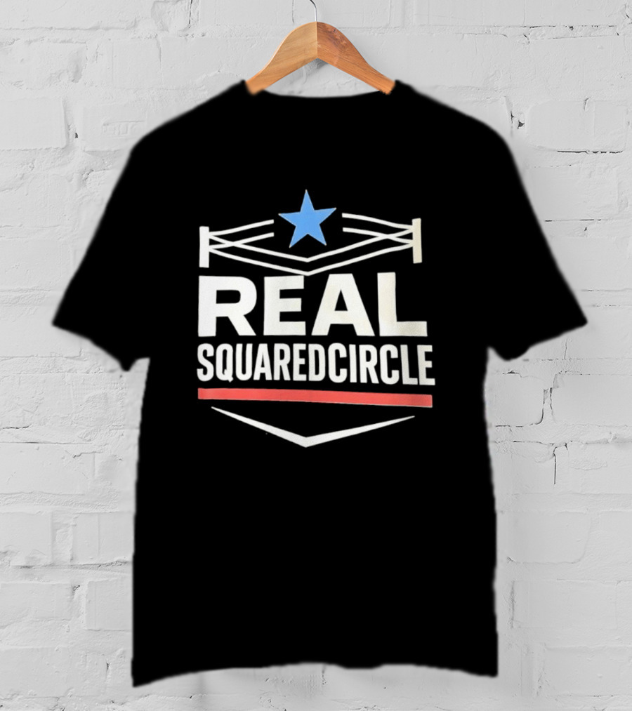 Real Squaredcircle WWE Wrestling Ring Star T-Shirt