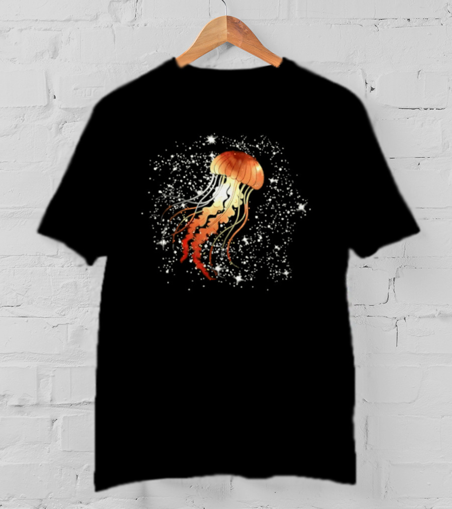 Cosmic Celestial Jellyfish Sea T-Shirt