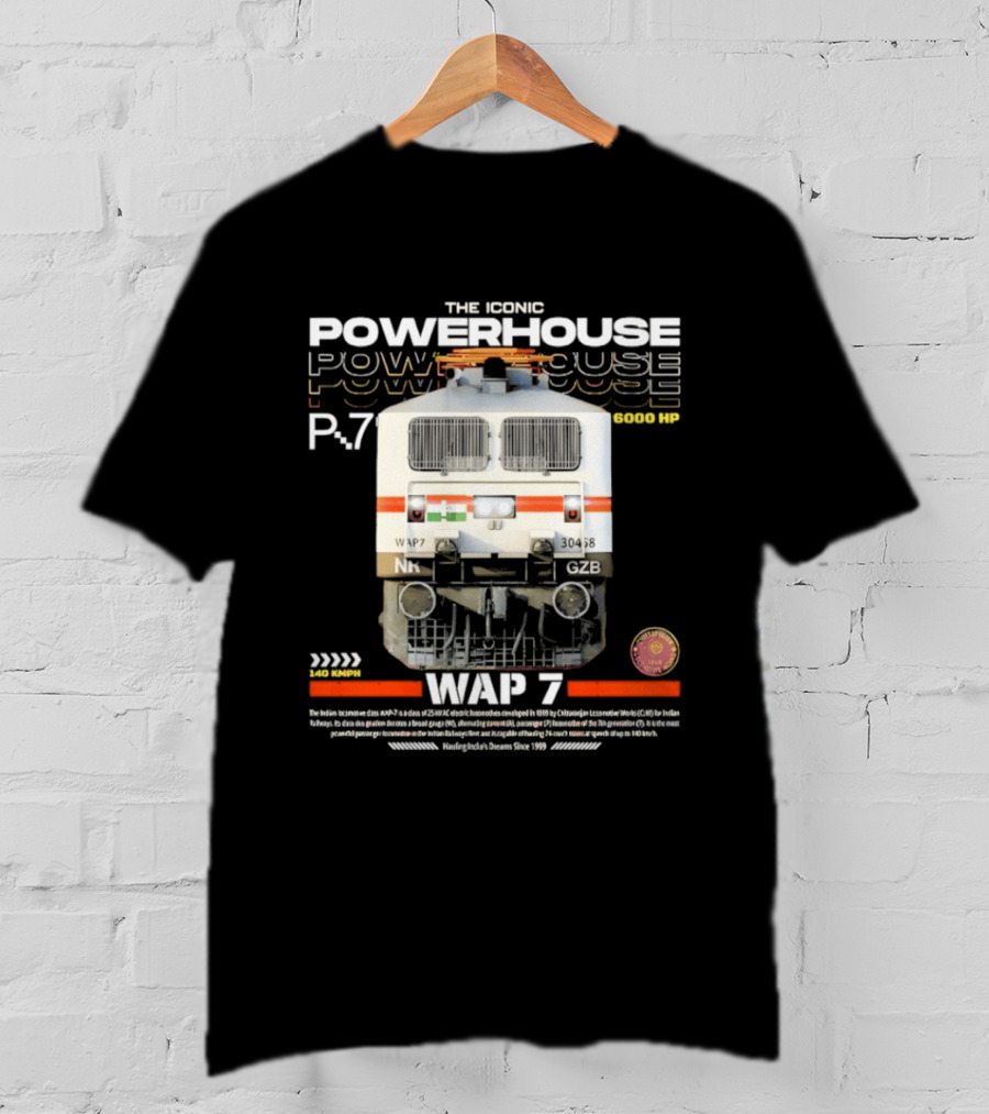 The Iconic Powerhouse WAP 7 R7 6000 HP T-Shirt