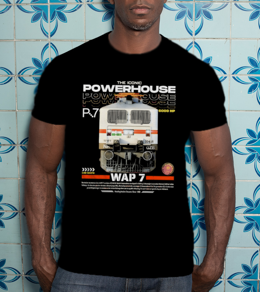 The Iconic Powerhouse WAP 7 R7 6000 HP T-Shirt